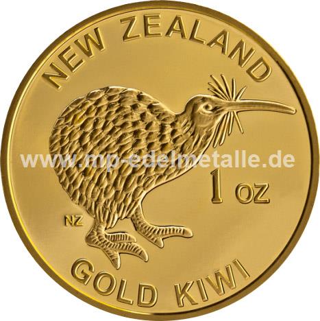 MP Edelmetalle - Verkauf - Gold - Neuseeland Gold Kiwi 1oz